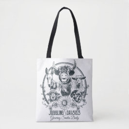 Bolsa de doble cara de la familia Daisies en malab