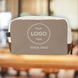 Bolsa de dopp cosmética para accesorios marrones c