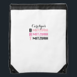 Bolsa de Drawstring de Bat Mitzvah personalizada<br><div class="desc">Bolsa de Drawstring personalizada para tu Bat Mitzvah.</div>