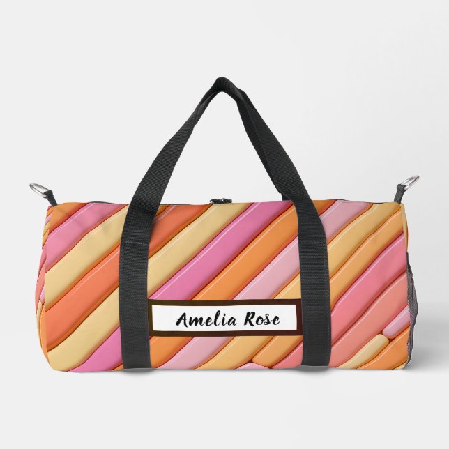 Bolsa de Dufa Geométrica personalizado Pastel - Pe (Anverso)