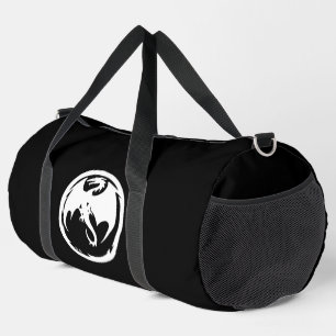 Bolsa de dufa negra del Dragón Blanco
