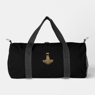 Bolsa de dufas negras Gold Thor Hammer