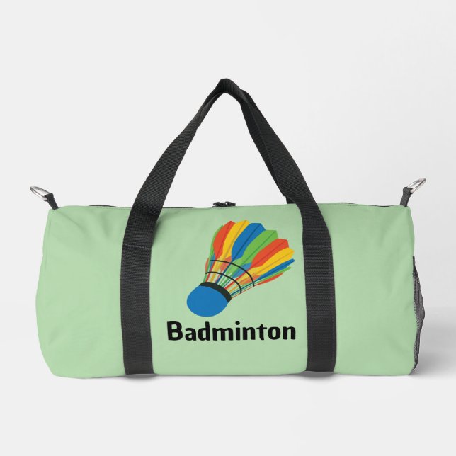 Bolsa de Duffel de diseño del Shuttlecock de Badmi (Anverso)