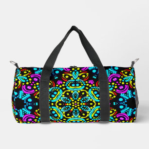 Bolsa de Duffel de diseño geométrico colorido fest