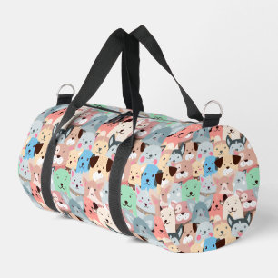 Bolsa de Duffel de impresión de muchos perros colo