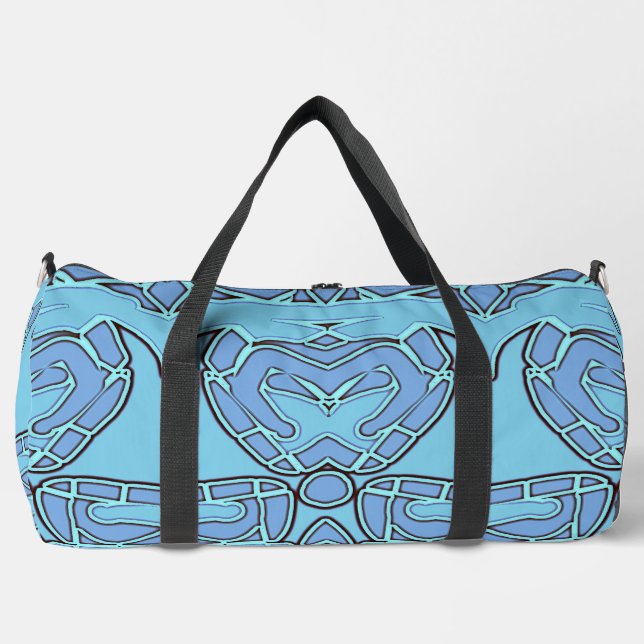 Bolsa de Duffel, diseño elegante de color azul (Anverso)