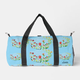 Bolsa de Duffel: Flores de primavera.