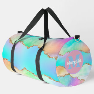 Bolsa de Duffel Grande del Holográfico del Arcoiri