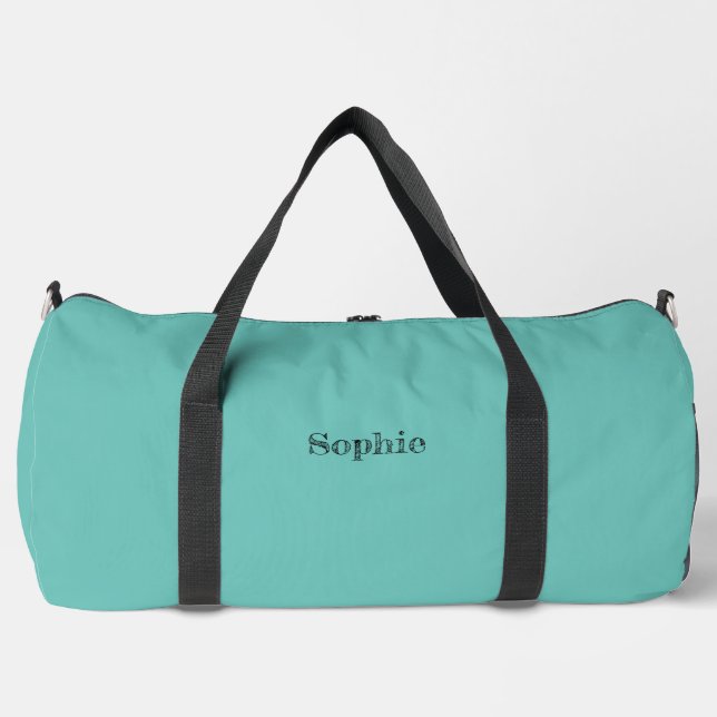 Bolsa de Duffel Grande verde azulada (Anverso)