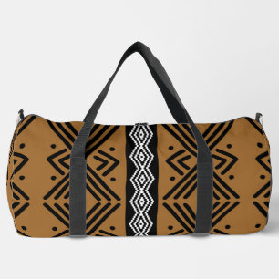 Bolsa de duffel inspirada en el paño tribal africa