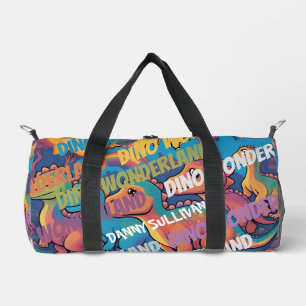 Bolsa de Duffel para niños de Dinosaur Wonderland