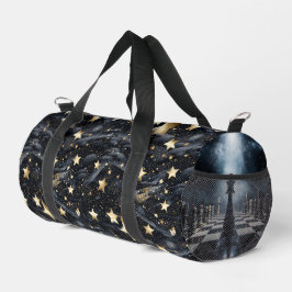 Bolsa de Duffel Pequeña Maestro de ajedrez Espacia