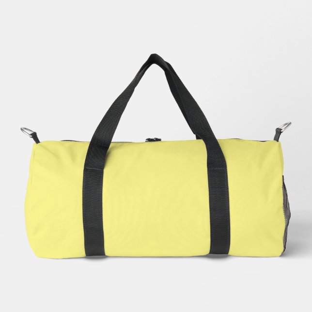 Bolsa de Duffel Pequeño Amarillo Ligero Impreso D. (Anverso)