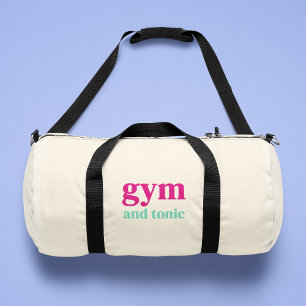 Bolsa de Duffle de Arte Gimnasio y Cita Tónica