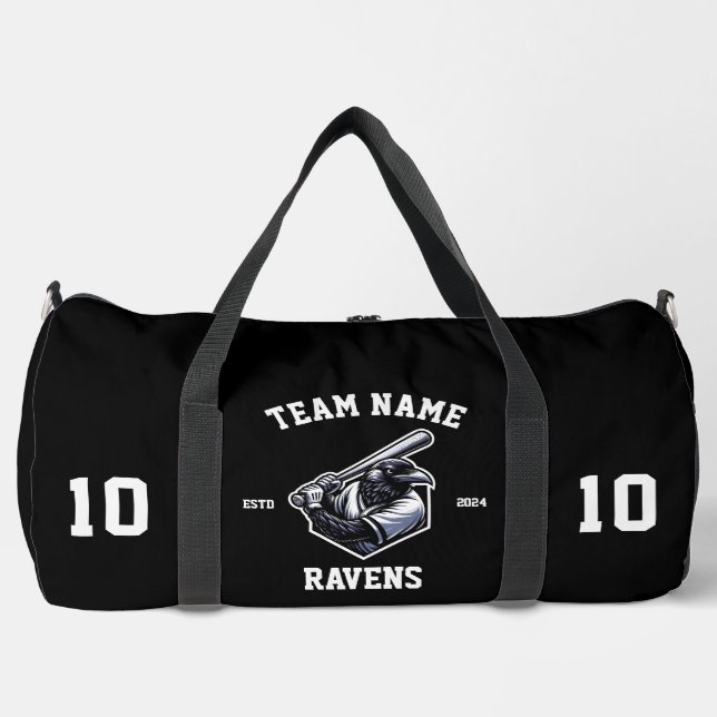 Bolsa de Duffle de Béisbol "Personalizable" de Rav (Anverso)