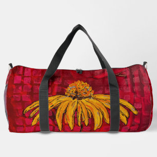 Bolsa de Duffle de Coneflower Red
