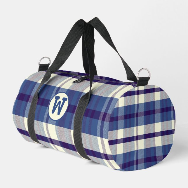 Bolsa de Duffle de Plata Pequeña con Monograma Per (Esquina izquierda)