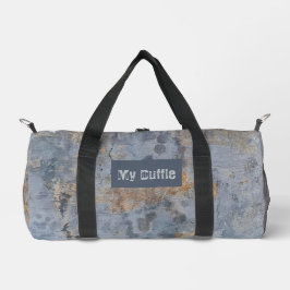Bolsa de Duffle Gris Grunge