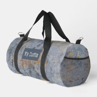Bolsa de Duffle Gris Grunge