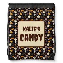 Bolsa de dulces de Halloween de calabaza, fantasma