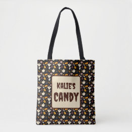 Bolsa de dulces de Halloween de calabaza, fantasma