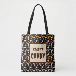 Bolsa de dulces de Halloween de calabaza, fantasma