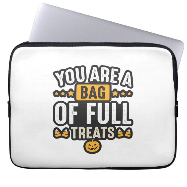 Bolsa de dulces de Halloween Diseño vectorial vint (Frente)