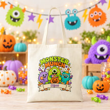 Bolsa de dulces de Halloween para niños Monster Mu