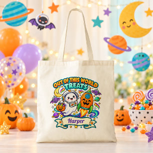 Bolsa de dulces de Halloween para niños Space Ghos