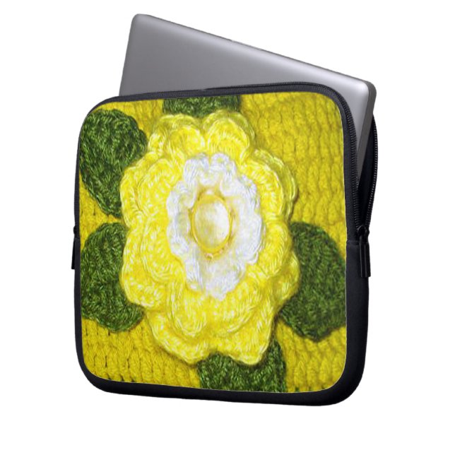 Bolsa de electrónica de impresión de crochet artes (Anverso izquierdo)