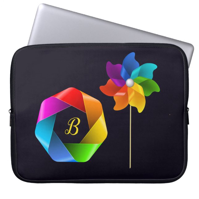 Bolsa De Electrónica De Molinete Monogramada (Frente)