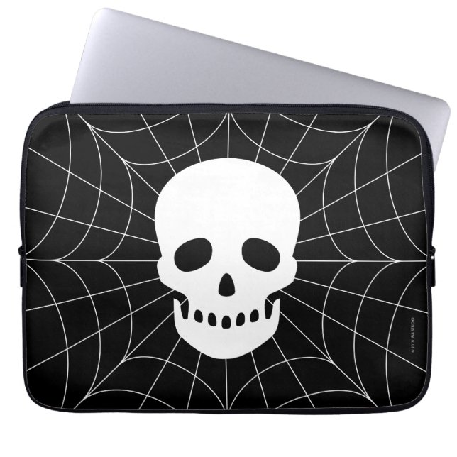 Bolsa de Electrónica de Skull Spiderweb (Frente)