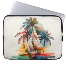 Bolsa de electrónica de velero de palma tropical c