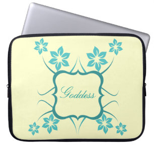Bolsa de Electrónica Floral de la Diosa, Verde azu
