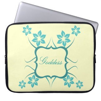Bolsa de Electrónica Floral de la Diosa, Verde azu