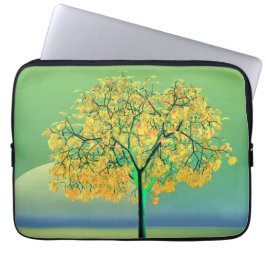 Bolsa de electrónica para el atardecer del árbol d