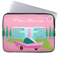 Bolsa de electrónica Retro Pink Palm Springs
