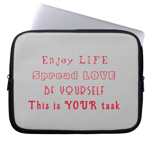 Bolsa de Electrónica Vida y Amor (Frente)