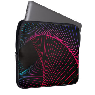Bolsa de Electrónicos con Patrón Geométrico Artíst