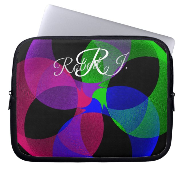 Bolsa de Electrónicos de Fusión Geométrica Multico (Frente)