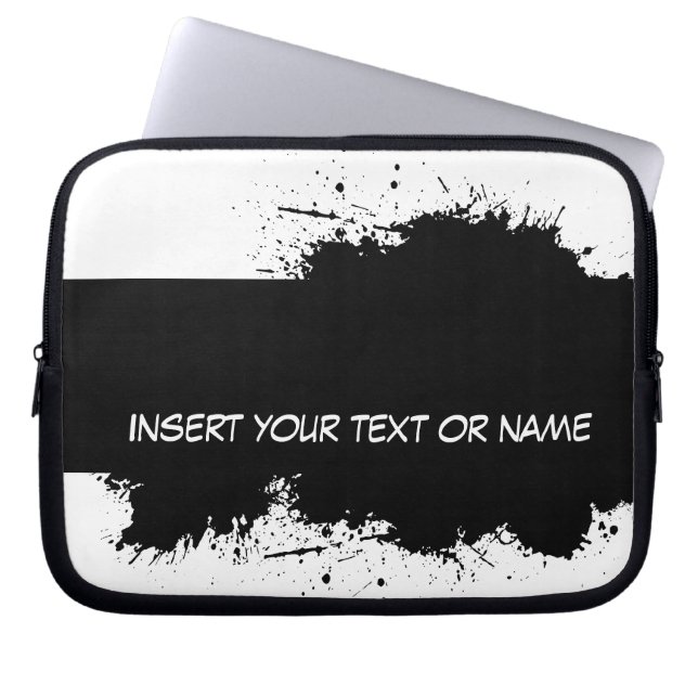 Bolsa de Electrónicos de Manchas de Tinta (Frente)