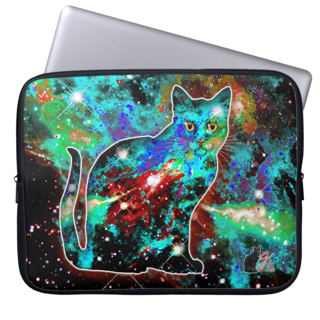 Bolsa de Electrónicos Gato Cósmico Lambda (Frente)
