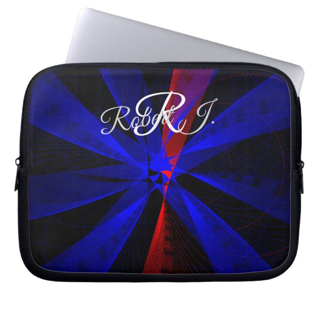 Bolsa de Electrónicos Geométrica Abstracta de Colo (Frente)