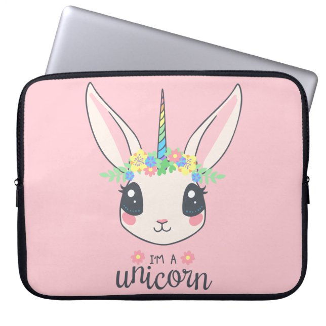 Bolsa de Electrónicos unicornio regalo de cumpleañ (Frente)