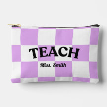 Bolsa de enseñanza a cuadros personalizable