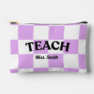 Bolsa de enseñanza a cuadros personalizable