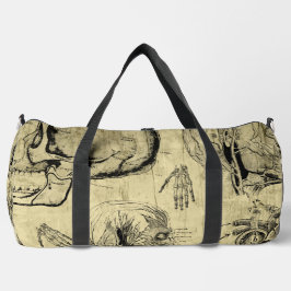 Bolsa de equipaje de cráneos de anatomía médica