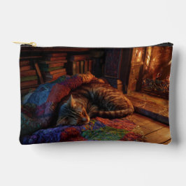 Bolsa de escena de siesta de gato en cabaña acoged