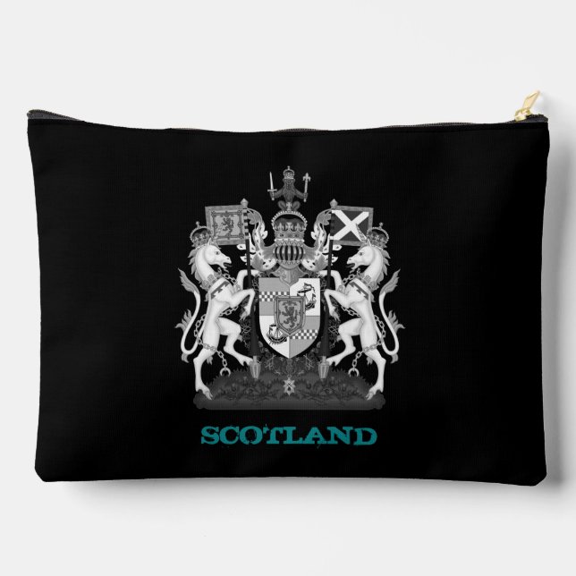 Bolsa de Escocia, escudo de armas escocés/bandera (Reverso )