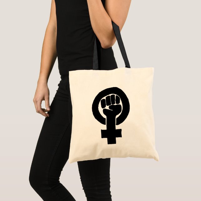 Bolsa de escombros para puños feministas (Anverso (producto))